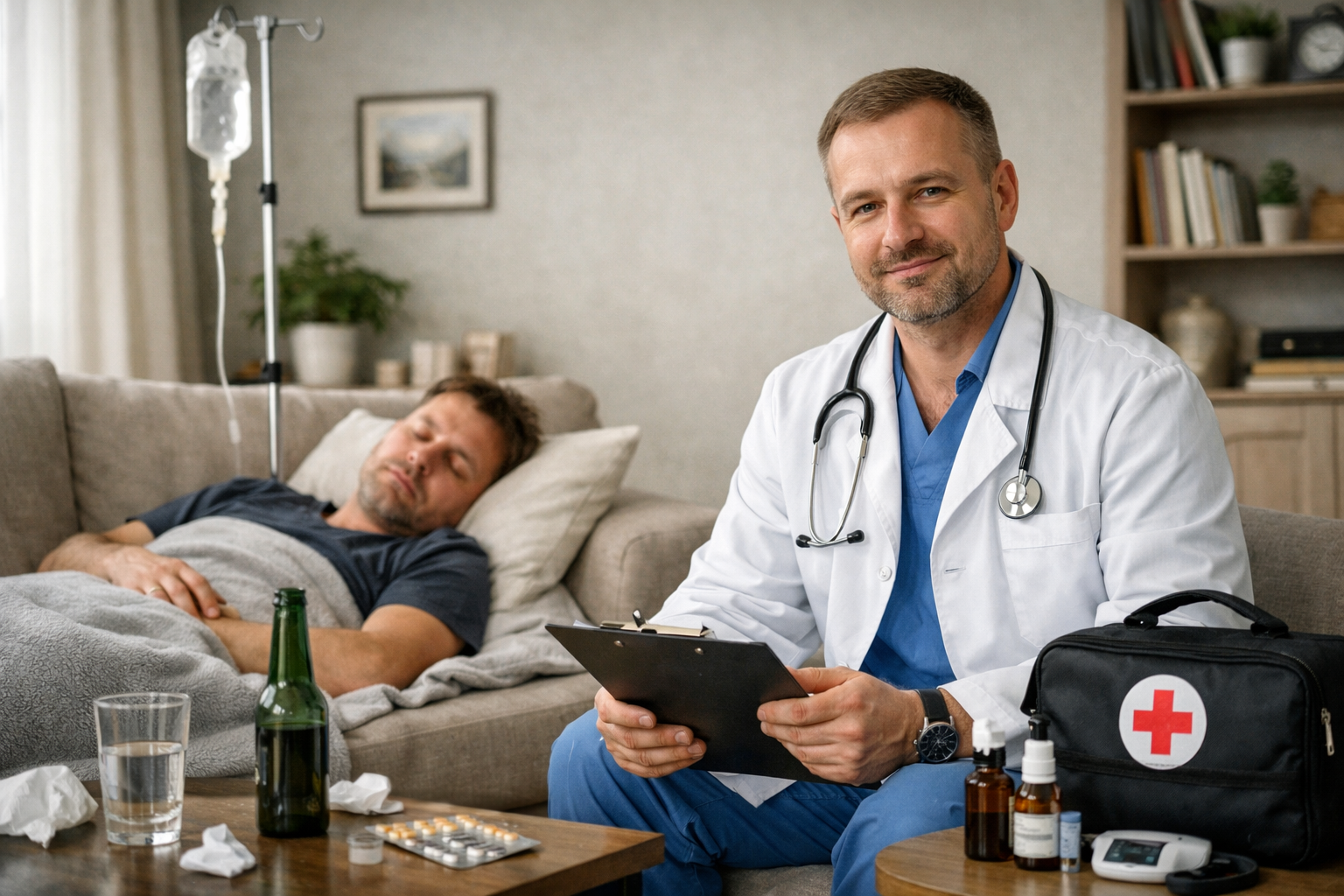 Когда после запоя нужно вызывать нарколога: важные признаки и помощь